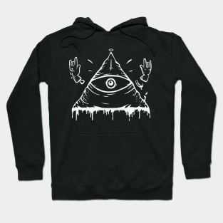 pyramid with eye Hoodie